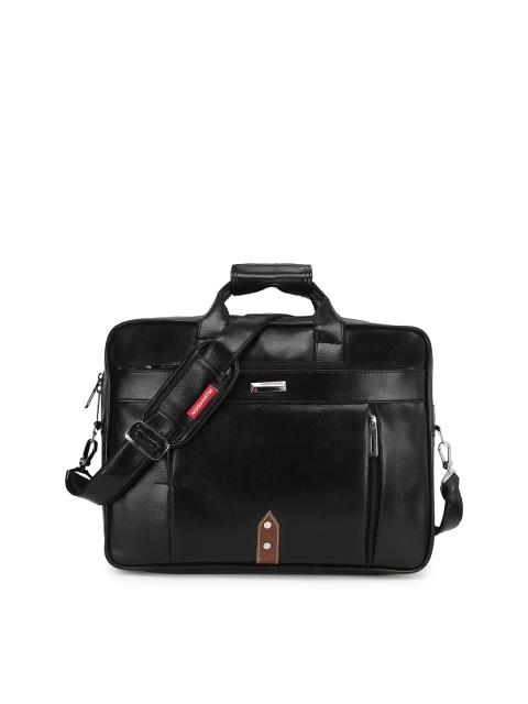 

ADAMSON Men Black Colourblocked Laptop Bag
