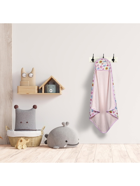 

Baby Moo Infant Pink Printed Wrapper