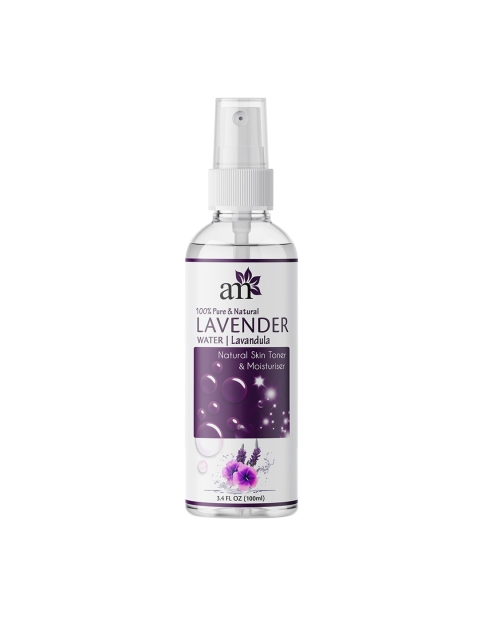 

Aromamusk 100% Pure & Natural Premium French Lavender Water Toner, 100ml, Transparent