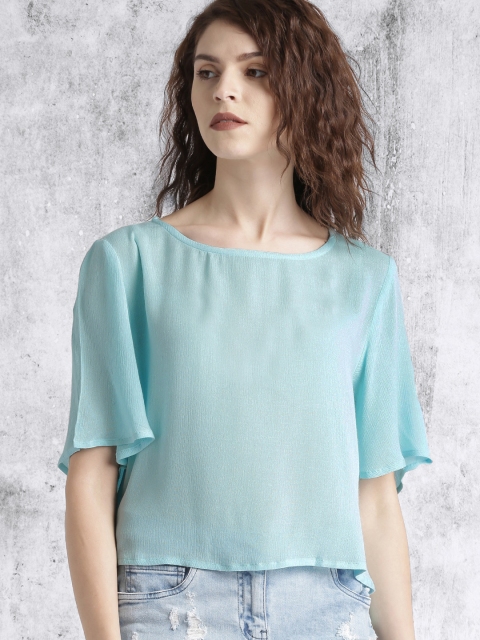 

Roadster Women Blue Solid Top