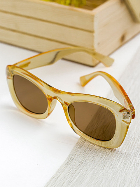 

Bellofox Women Brown Lens & Brown Wayfarer Sunglasses