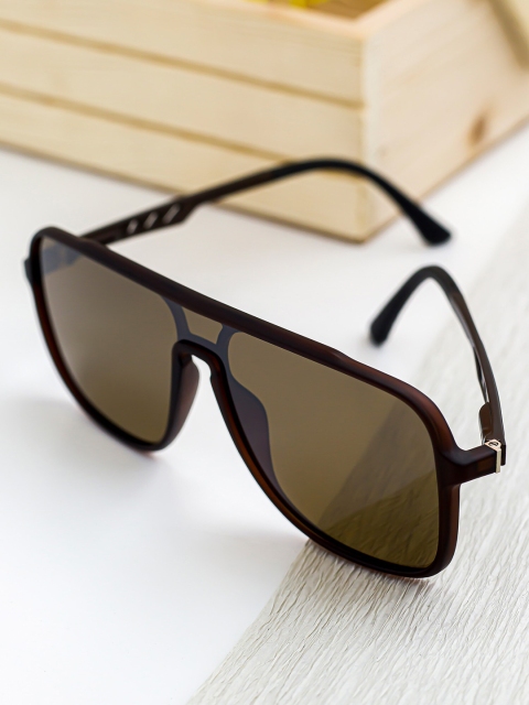 

Bellofox Unisex Brown Lens & Brown Oversized Sunglasses