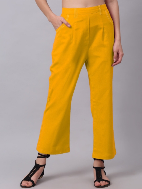 

NEUDIS Women Yellow Trousers