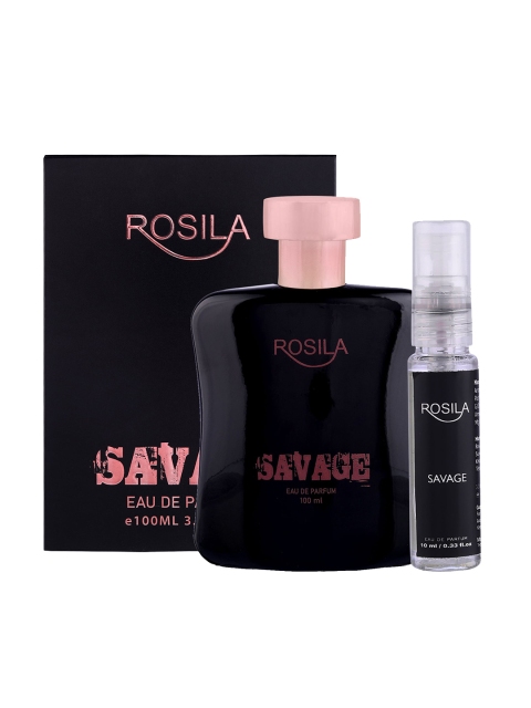 

ROSILA Savage Recharge 24x7 Dark Temptation Eau de Parfum - 100ml, Black