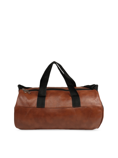 

LIONBONE Tan Brown Solid Large Duffel Bag
