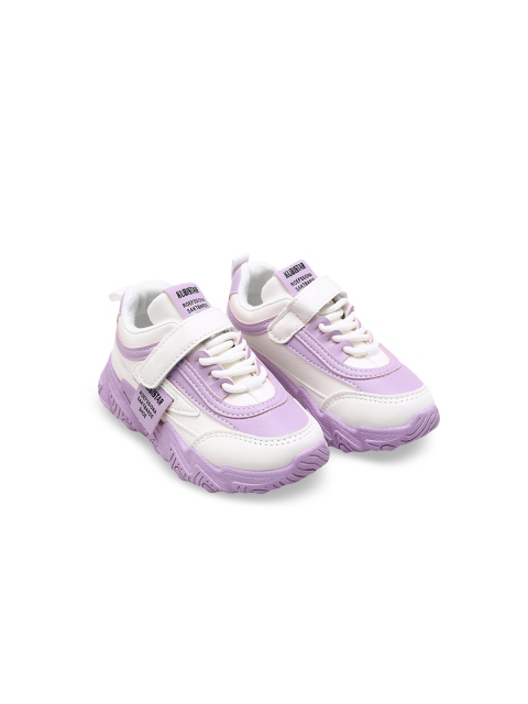 

Hopscotch Girls Purple Colourblocked PU Sneakers