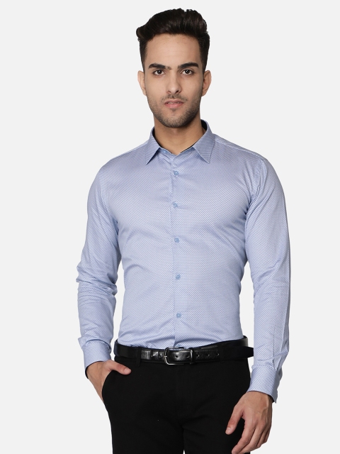 

Callino London Men Blue Slim Fit Casual Shirt