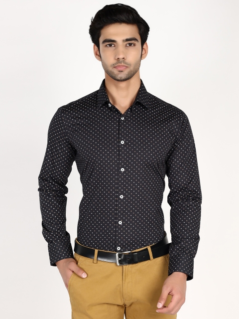 

Callino London Men Grey Slim Fit Printed Casual Shirt