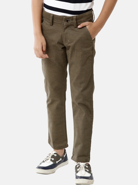 

CP BRO Boys Green Slim Fit Trousers