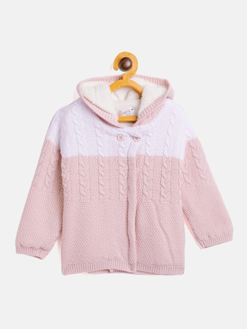 

JWAAQ Girls Pink & White Pullover