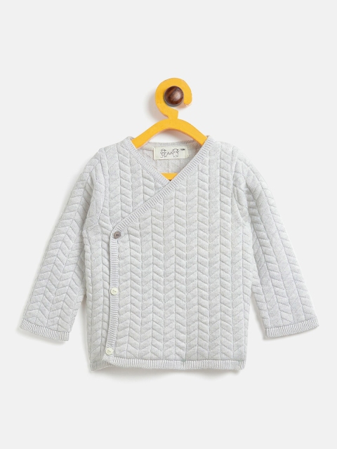 

JWAAQ Unisex Kids Grey Melange Pullover