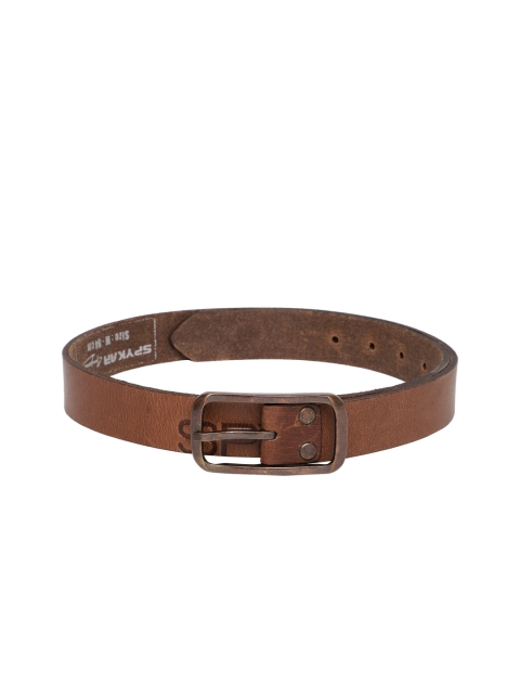 

SPYKAR Men Brown Solid Belt