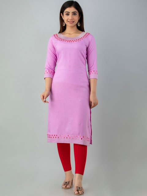 

CKM Women Lavender Kurta