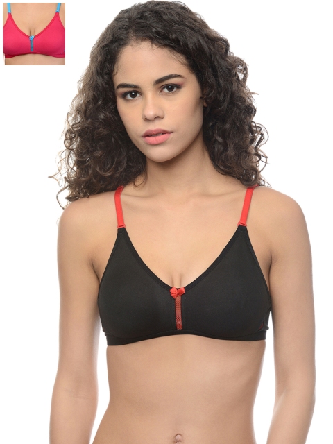 

Leading Lady Pack of 2 T-shirt Bras DONA-2, Black