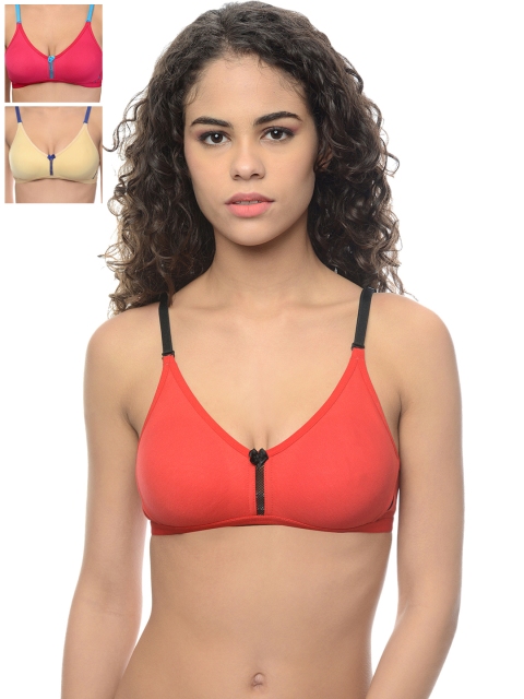 

Leading Lady Pack of 3 T-shirt Bras DONA-3, Pink