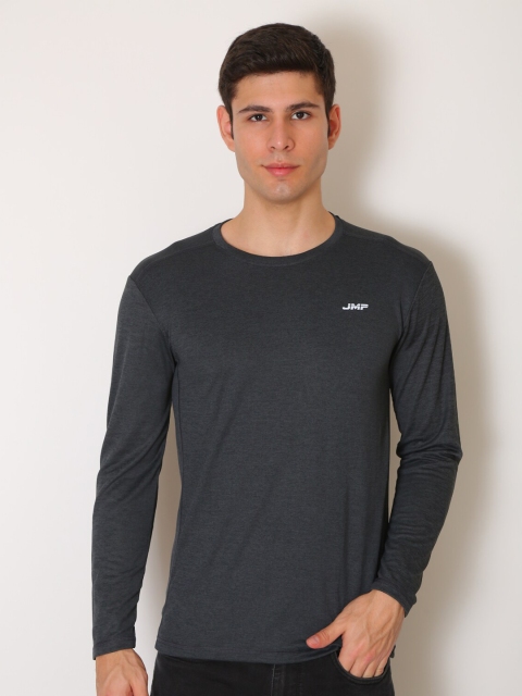 

JMP Men Charcoal Slim Fit Casual T-shirt
