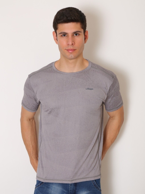

JMP Men Grey Slim Fit T-shirt