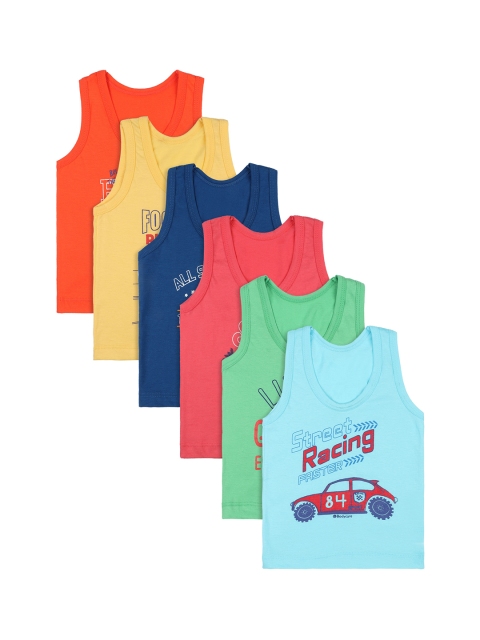 

Bodycare Boys Pack Of 6 Assorted Cotton Innerwear Vests