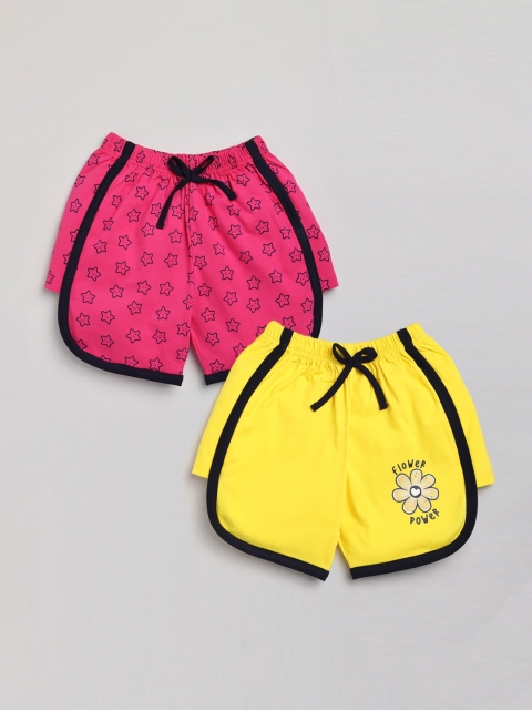 

Nottie Planet Girls Multicoloured Printed Shorts, Multi