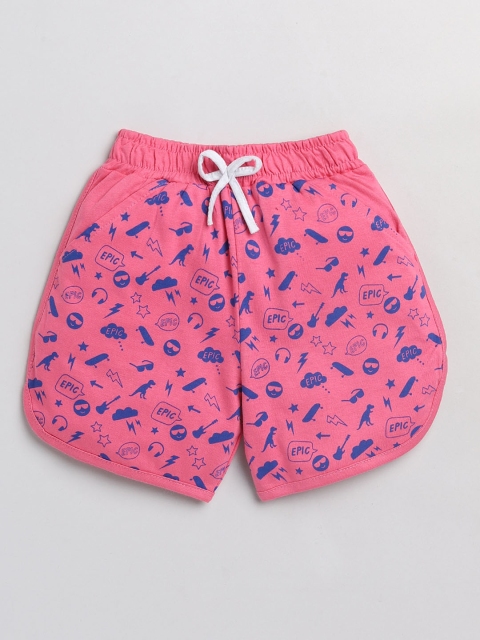 

Toonyport Boys Pink Printed Shorts