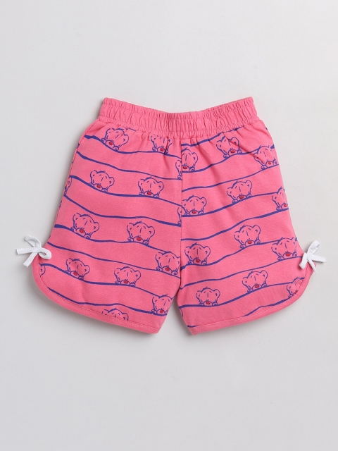 

Toonyport Boys Pink Printed Shorts