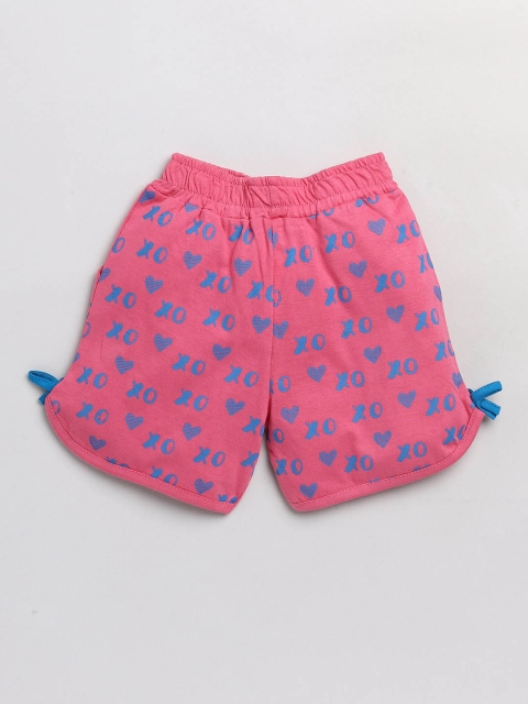 

Toonyport Boys Pink Printed Shorts