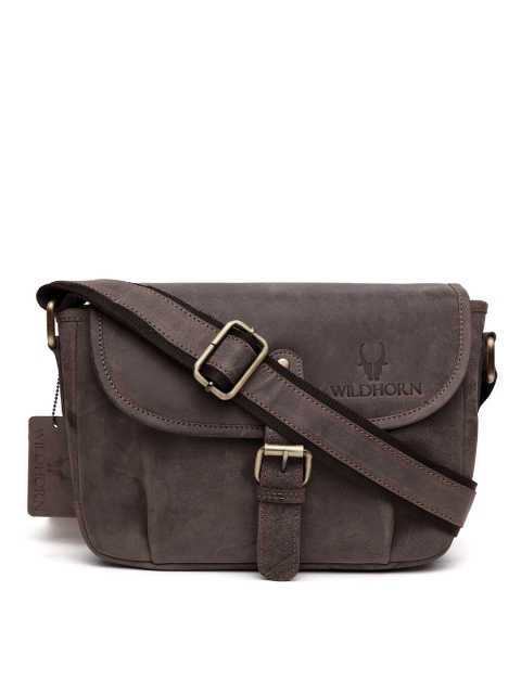 

WildHorn Women Brown Genuine Leather Messenger Bag