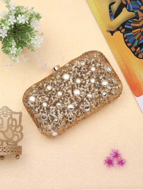 

TRINK Women Gold Clutches