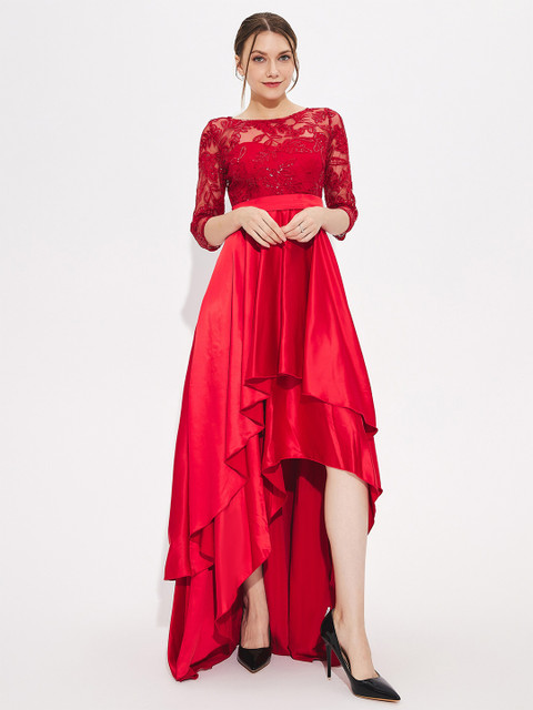 

URBANIC Red Maxi Dress