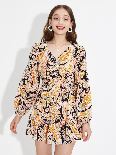 

URBANIC Orange Mini Dress