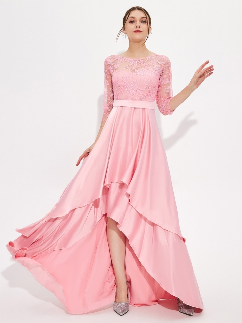 

URBANIC Pink Maxi Dress