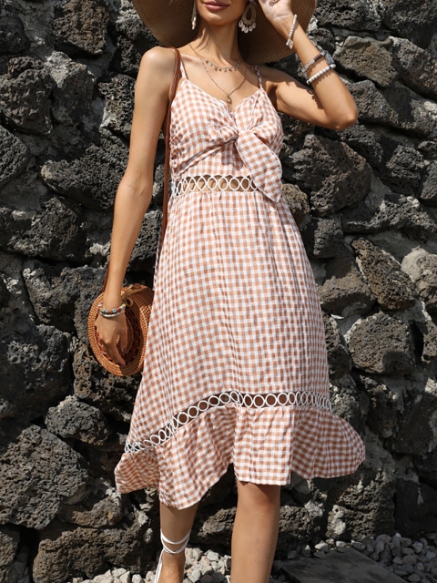

URBANIC Orange Dress
