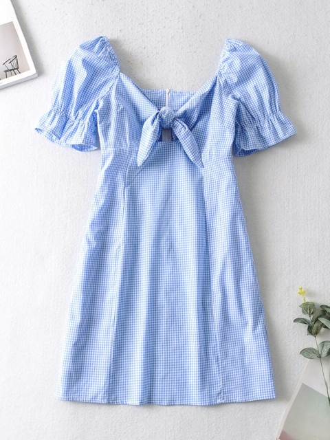 

URBANIC Blue A-Line Dress