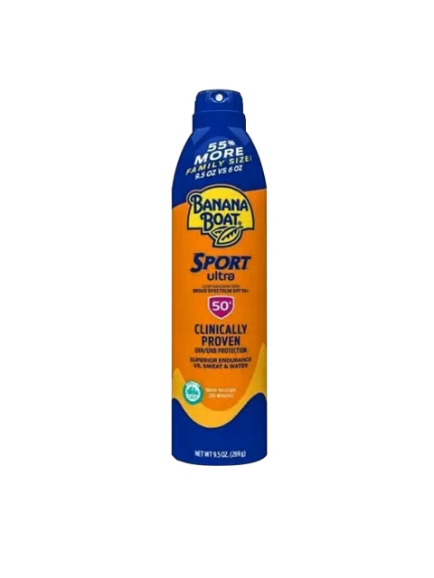 

Banana Boat Ultra Sport Clear Spray Broad Spectrum Sunscreen SPF 50 170G, Orange