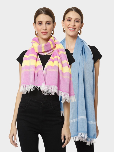 

KLOTTHE Women Multi Stoles, Blue