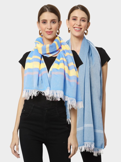 

KLOTTHE Women Multi Stoles, Blue