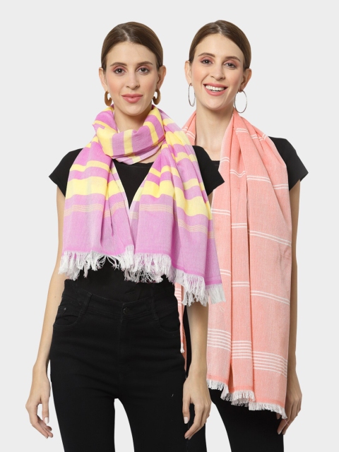 

KLOTTHE Women Multi Stoles, Purple