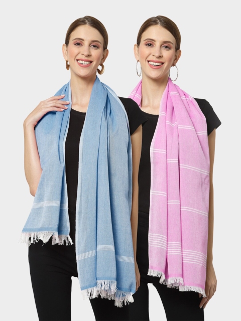 

KLOTTHE Women Multi Stoles, Blue