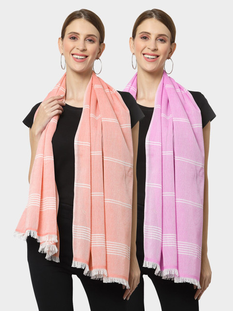 

KLOTTHE Women Multi Stoles, Purple
