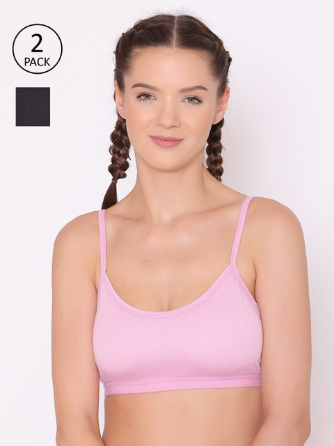 

ABELINO Girls Black Bra