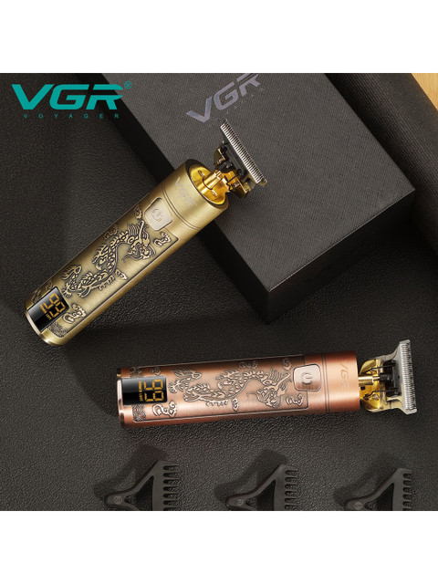 

VGR Men V-076 with LED Display Trimmer, Rose gold