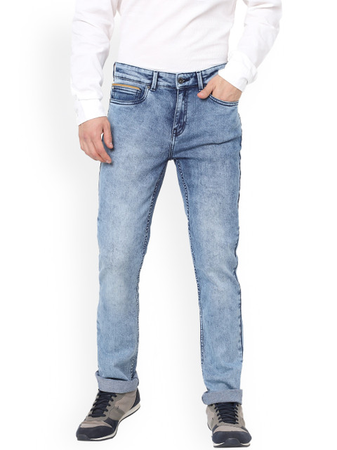 

Celio Men Blue Straight Fit Heavy Fade Jeans