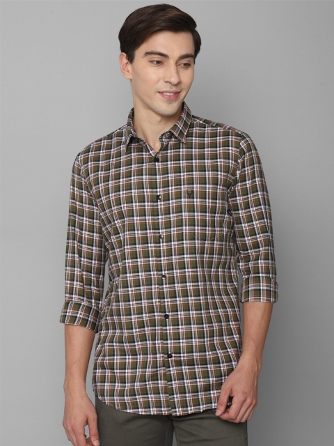 

Allen Solly Men Multicoloured Slim Fit Tartan Checks Checked Casual Shirt, Multi