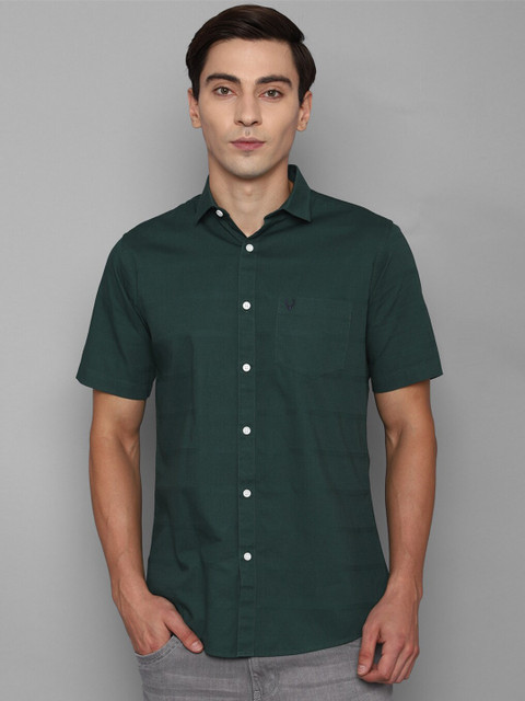 

Allen Solly Men Green Slim Fit Casual Shirt