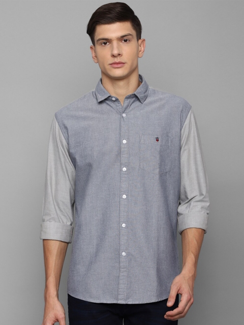 

Louis Philippe Jeans Men Navy Blue Slim Fit Casual Shirt