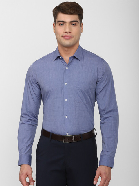 

Peter England Men Blue Formal Shirt