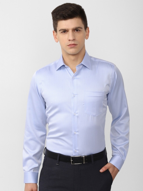 

Van Heusen Men Blue Formal Shirt