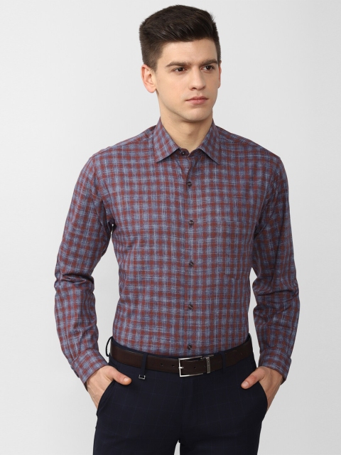 

Van Heusen Men Multicoloured Checked Formal Shirt, Multi