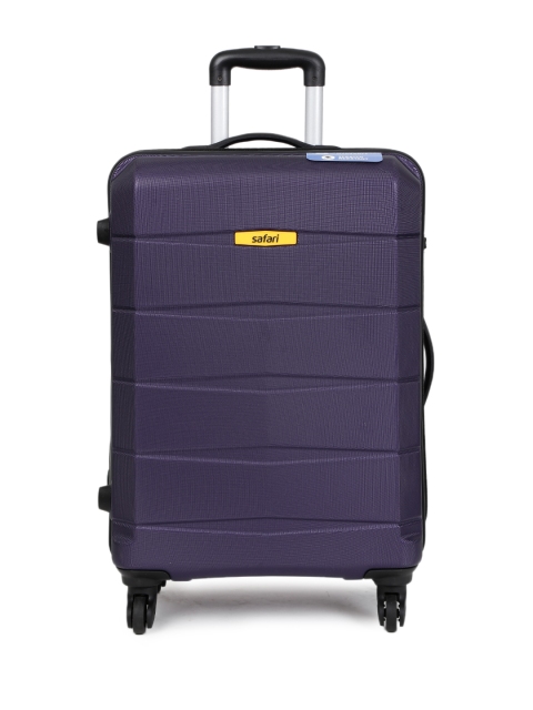 

Safari Unisex Purple Regloss Anti-Scratch Medium Trolley Suitcase