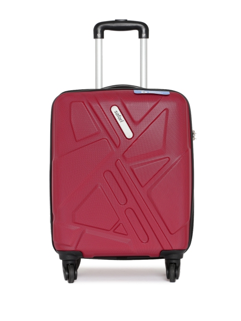 

Safari Unisex Maroon Traffik Anti-Scratch Small Trolley Suitcase
